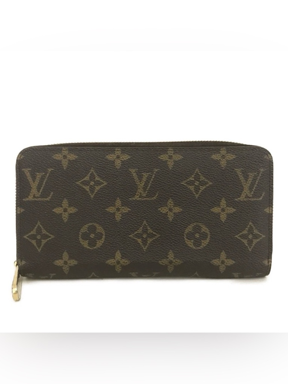 Louis Vuitton Burgundy Monogram Zippy Wallet